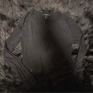 Forever 21 Black Ribbed Top